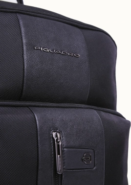 Рюкзак Piquadro Brief2 CA6648BR2/N черный нейлон/натур.кожа