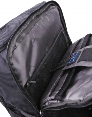 Рюкзак Piquadro Brief2 CA6648BR2/N черный нейлон/натур.кожа