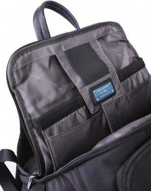 Рюкзак Piquadro Brief2 CA6648BR2/N черный нейлон/натур.кожа