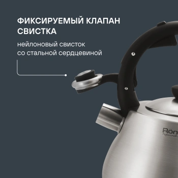 Чайник металлический Rondell Admiring RDS-1898
