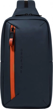 Рюкзак слинг Piquadro Corner 2.0 CA6466C2OW/BLU синий полиэстер