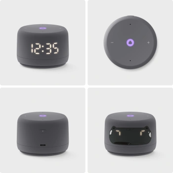 Умная колонка Yandex Станция Лайт 2 Алиса графитовый 6W 1.0 BT/Wi-Fi 10м (YNDX-00026GRY)