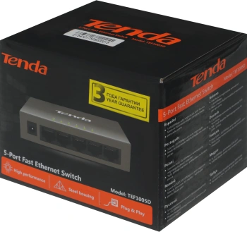 Коммутатор Tenda  TEF1005D