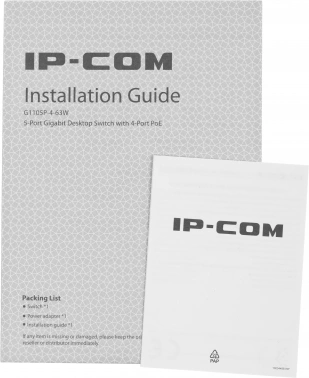 Коммутатор IP-Com  G1105P-4-63W