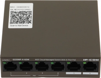 Коммутатор IP-Com  G2206P-4-63W