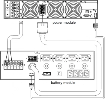 Источник бесперебойного питания Powercom Macan MRT-6000 BAT PACK