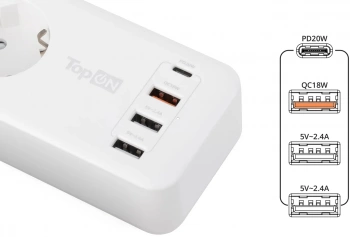 Сетевой фильтр TopON TOP-PWS4-3