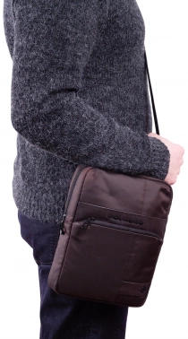 Сумка Piquadro Wollem CA1816W129/TM красное дерево полиэстер/натур.кожа