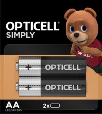 Батарея Opticell Simply AA отрывной блистер