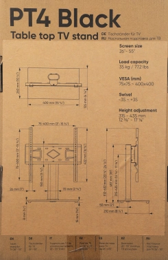 Подставка для телевизора Onkron PT4