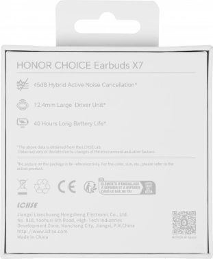 Гарнитура вкладыши Honor Choice Earbuds X7 PRG-ME00