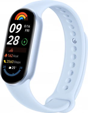 Фитнес-трекер Xiaomi Smart Band 9 AMOLED корп.:синий рем.:синий (BHR8346GL )