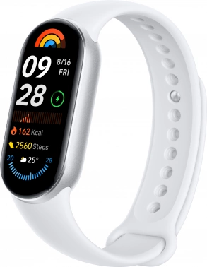 Фитнес-трекер Xiaomi Smart Band 9 AMOLED корп.:серебристый рем.:серебристый (BHR8340GL )