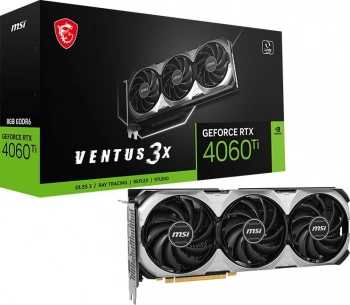 Видеокарта MSI PCI-E 4.0  RTX 4060 Ti VENTUS 3X E 8G