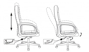 Кресло руководителя Бюрократ  CH 002