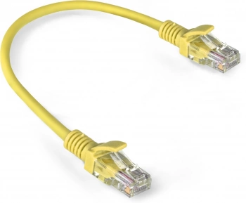Патч-корд Exegate UTP-RJ45-RJ45-5e-0,3M-YL