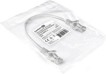 Патч-корд Exegate UTP-RJ45-RJ45-5e-0,3M-LSZH-GY