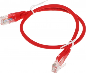 Патч-корд Exegate UTP-RJ45-RJ45-5e-0,5M-LSZH-RD