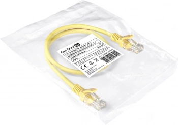 Патч-корд Exegate UTP-RJ45-RJ45-5e-0,5M-LSZH-YL
