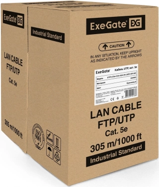 Кабель Exegate UTP4-C5e-CCA-S24-IN-LSZH-OR-305 UTP