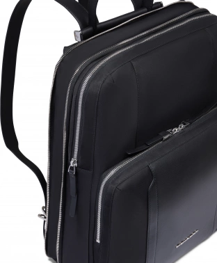 Рюкзак женский Piquadro Lyra CA6216W92T/N черный ткань/натур.кожа