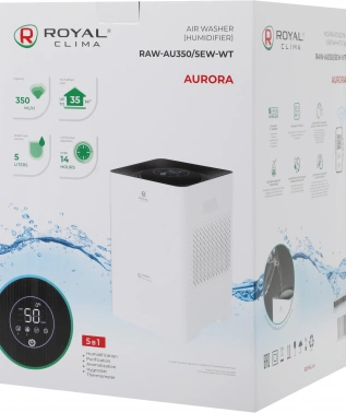 Увлажнитель-очиститель воздуха Royal Clima RAW-AU350/5EW-WT
