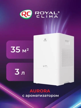 Увлажнитель-очиститель воздуха Royal Clima RAW-AU350/5EW-WT