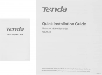 Видеорегистратор Tenda NVR  N6P-8H