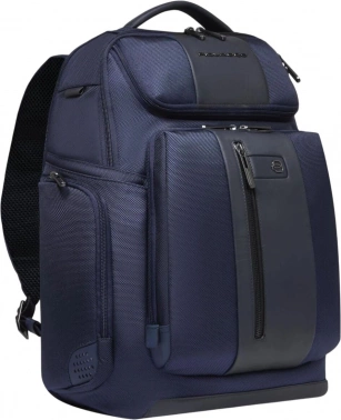 Рюкзак мужской Piquadro Brief2 CA5477BR2/BLU синий ткань/натур.кожа