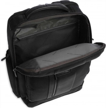 Рюкзак мужской Piquadro Brief2 CA5477BR2/N черный ткань/натур.кожа