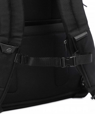Рюкзак мужской Piquadro Brief2 CA5477BR2/N черный ткань/натур.кожа