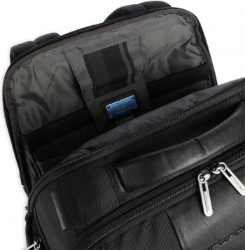 Рюкзак мужской Piquadro Brief2 CA5477BR2/N черный ткань/натур.кожа