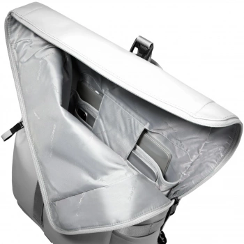 Рюкзак мужской Piquadro Corner 2.0 CA6291C2OW/BI роллтоп белый полиуретан/полиэстер