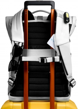 Рюкзак мужской Piquadro Corner 2.0 CA6291C2OW/BI роллтоп белый полиуретан/полиэстер