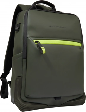 Рюкзак мужской Piquadro Corner 2.0 CA6464C2OW/VE темно-зеленый полиуретан/полиэстер