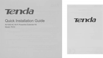 Сетевой адаптер HomePlug AV/Wi-Fi Tenda PH10