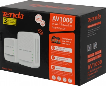 Сетевой адаптер HomePlug AV/Wi-Fi Tenda PH10
