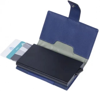Чехол для кредитных карт Piquadro S137 PP5649S137R/BLU синий металл