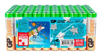 Батарея GP Super Alkaline 24A50/10SMF-2CRVS60