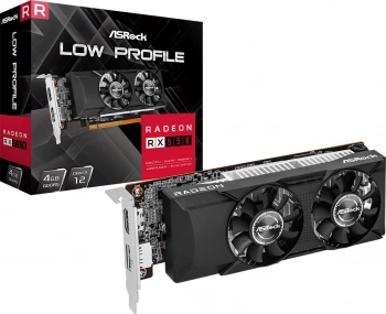 Видеокарта Asrock PCI-E  RX550 LP 4G