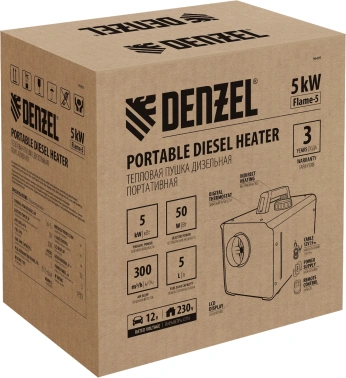 Тепловая пушка дизельная Denzel Flame-5