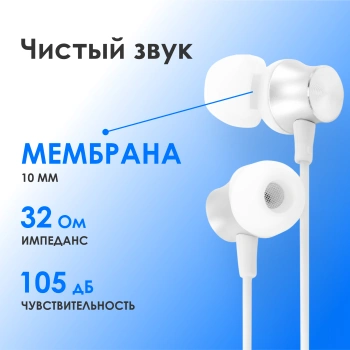 Гарнитура внутриканальные Оклик HS-S-240