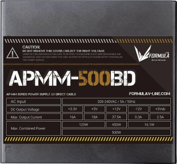 Блок питания Formula ATX 500W APMM-500BD