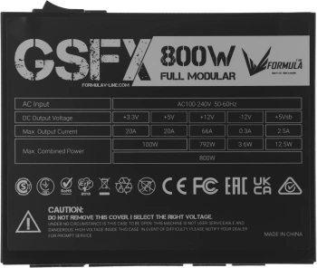 Блок питания Formula SFX 800W GSFX-800W