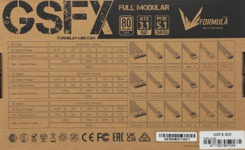 Блок питания Formula SFX 800W GSFX-800W