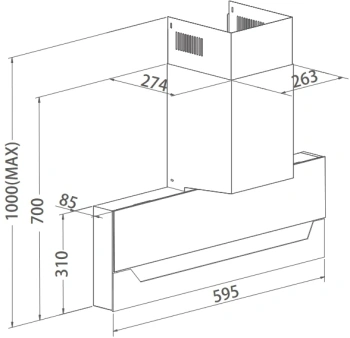 Вытяжка каминная Haier HVX-W682CB