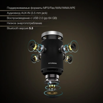 Минисистема Hyundai Select H-MC1241