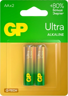 Батарея GP Ultra Alkaline 15AUA21-2CRSBC2