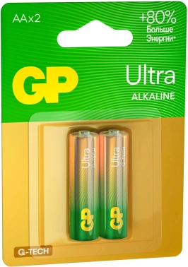 Батарея GP Ultra Alkaline 15AUA21-2CRSBC2