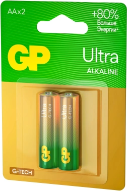 Батарея GP Ultra Alkaline 15AUA21-2CRSBC2